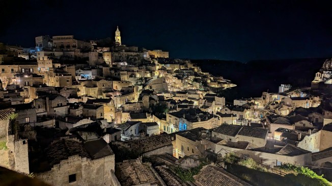Matera at night