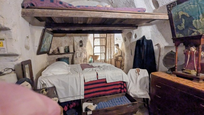 Matera inside cave home